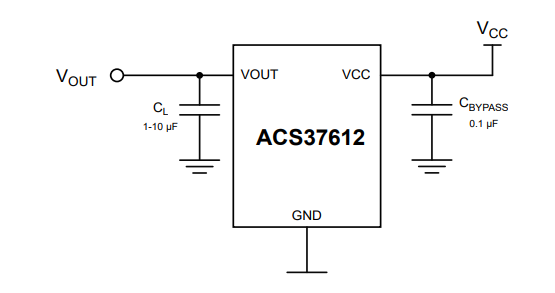 Allegro MicroSystems ACS37612无磁芯霍尔效应电流传感器IC